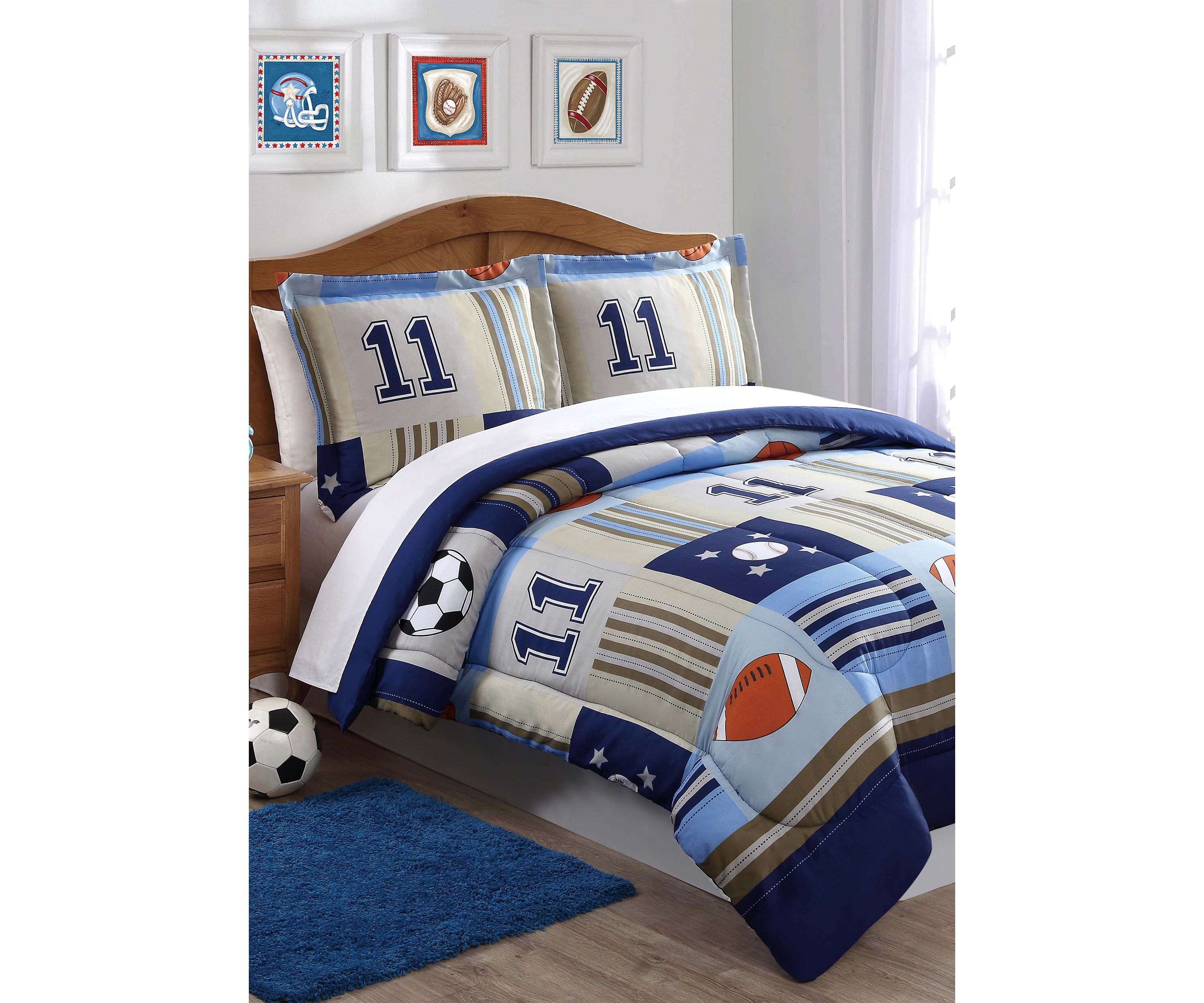 Denim and Khaki Comforter Set