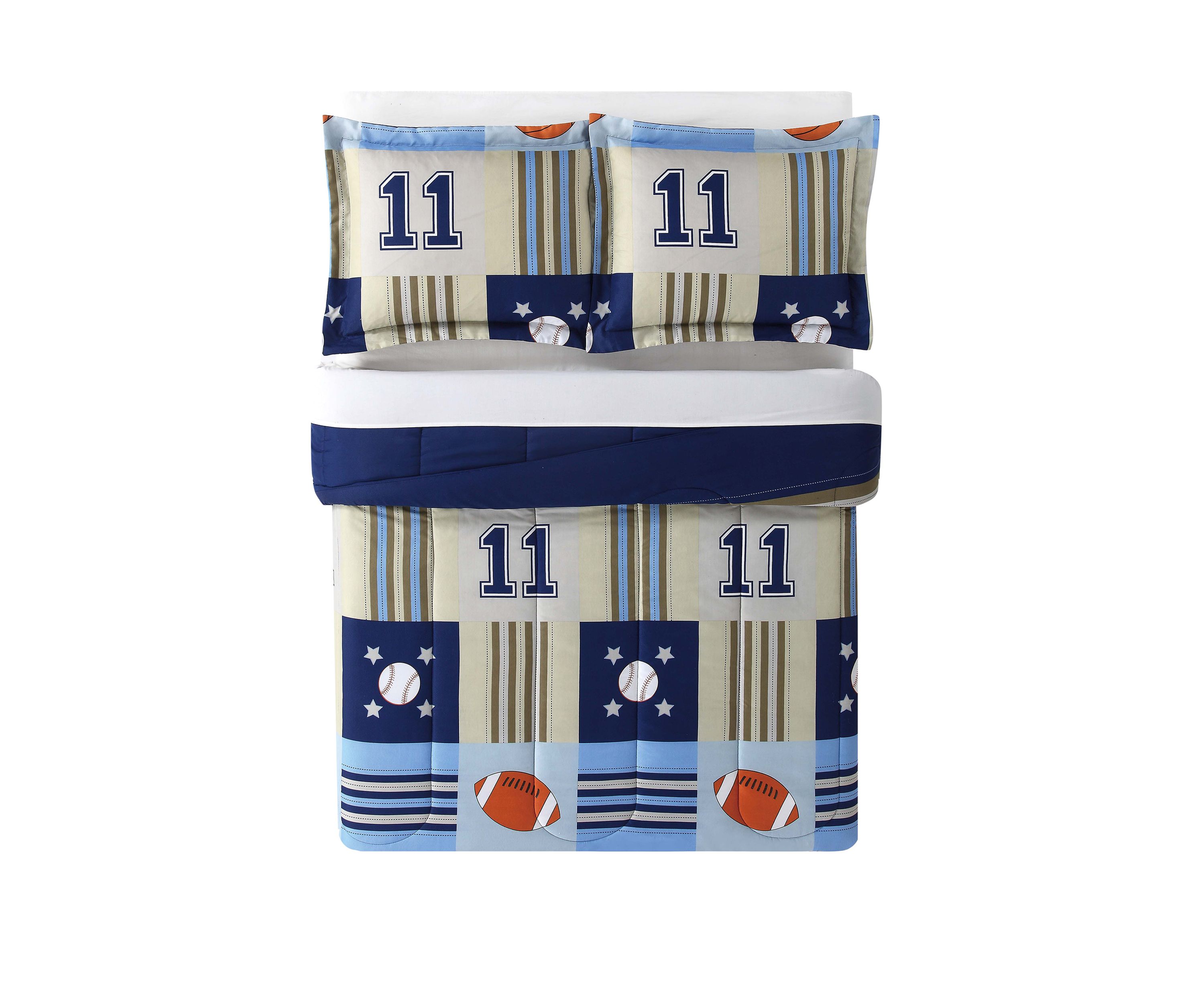 Denim and Khaki Comforter Set