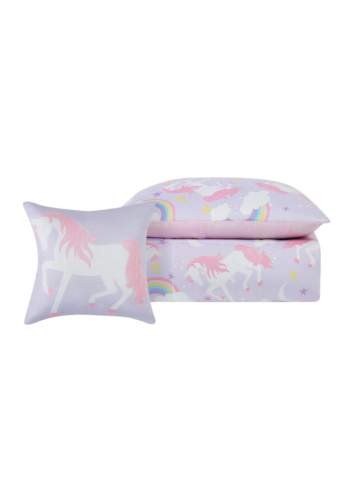 Rainbow Unicorn Comforter Set