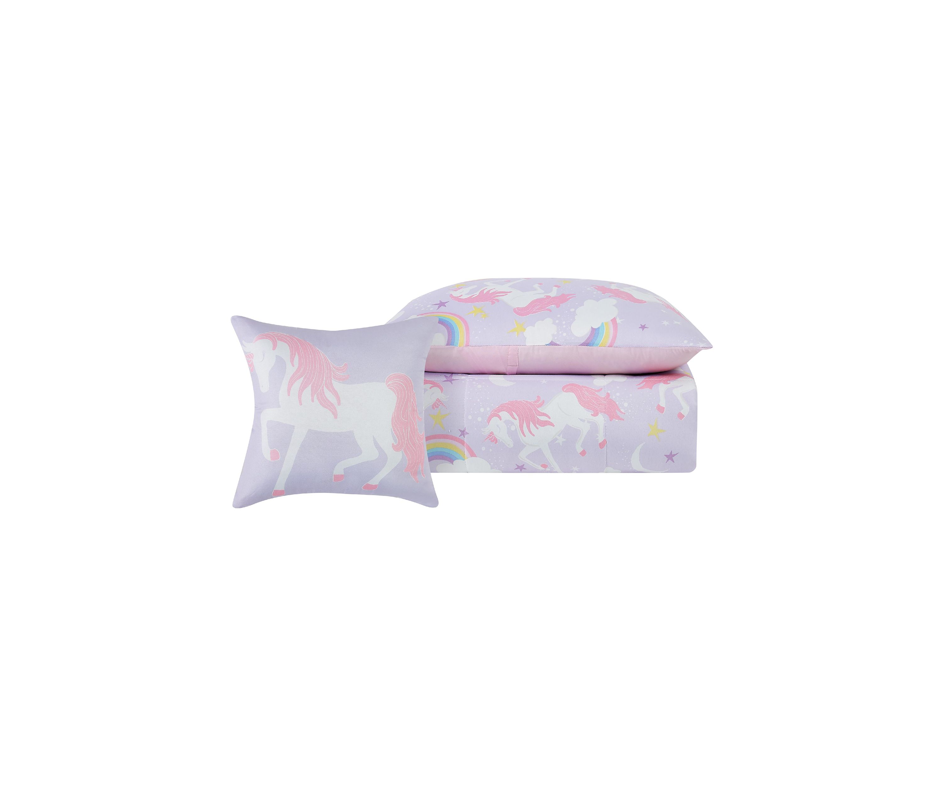 Rainbow Unicorn Comforter Set