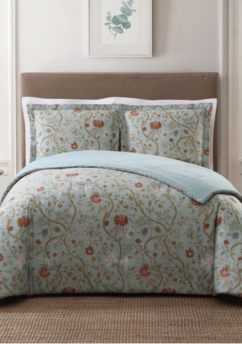 Bedford Blue Twin XL Comforter Set