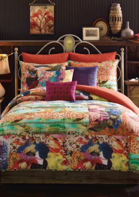 Willow Multicolored Twin Comforter Set 68 In X 96 In Belk