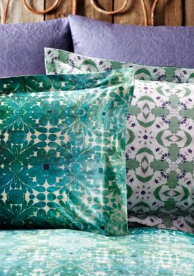 Ardienne Blue/Green King Duvet 110-in. x 96-in.