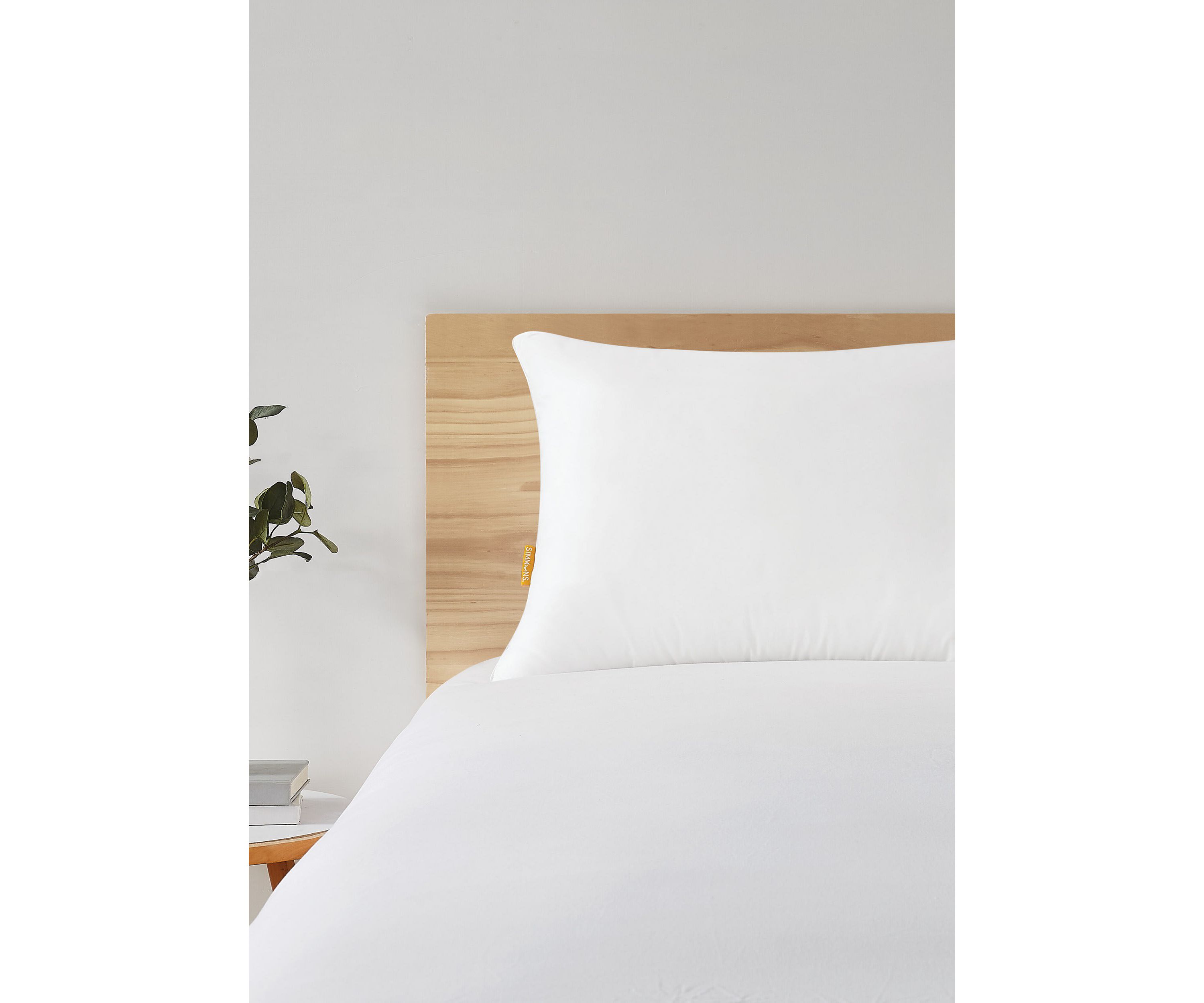 Simmons Down Alternative and Memory Foam Hybrid Bed Pillow