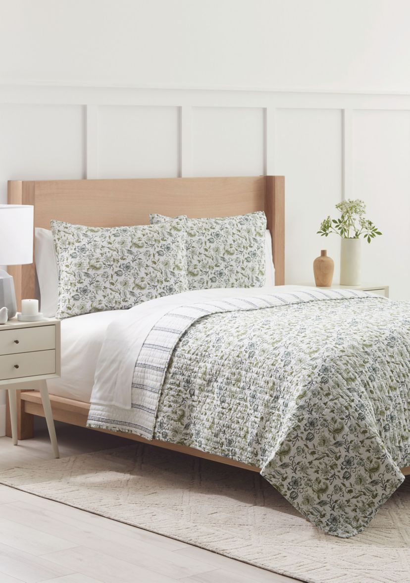 Lindsey Floral Quilt Set