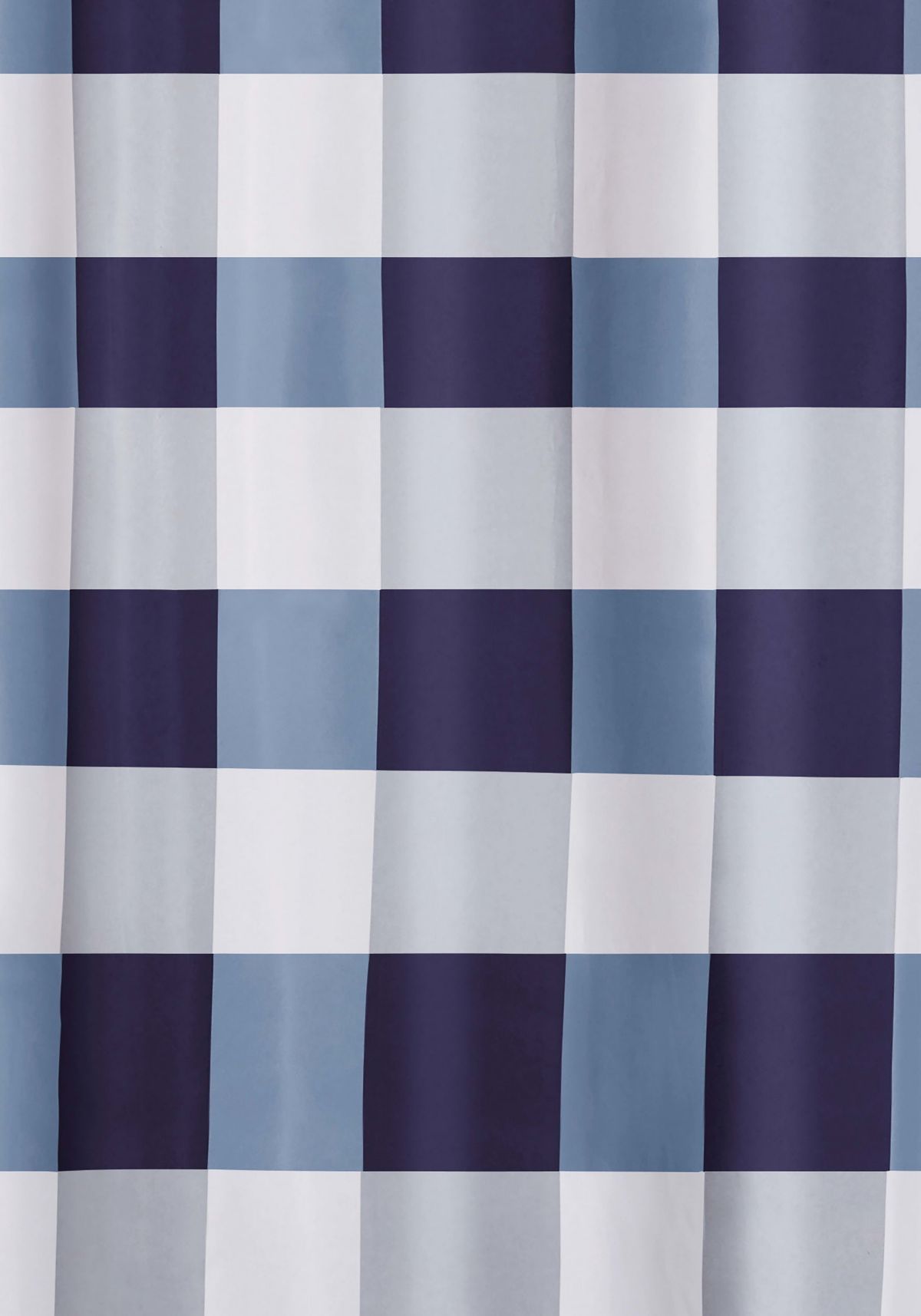 Truly Soft Everyday Buffalo Plaid Navy Shower Curtain