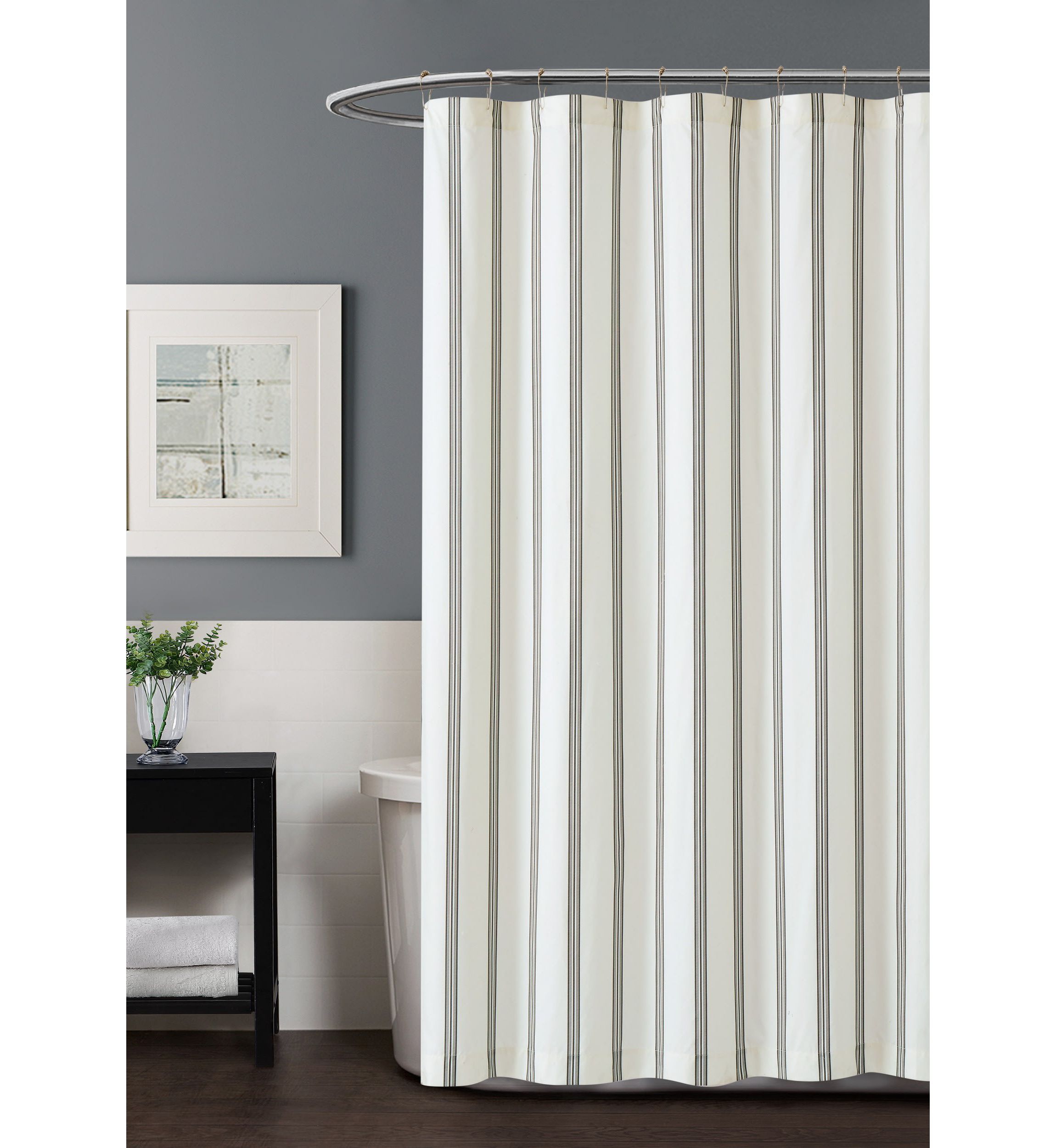 Truly Soft Millenial Stripe Shower Curtain