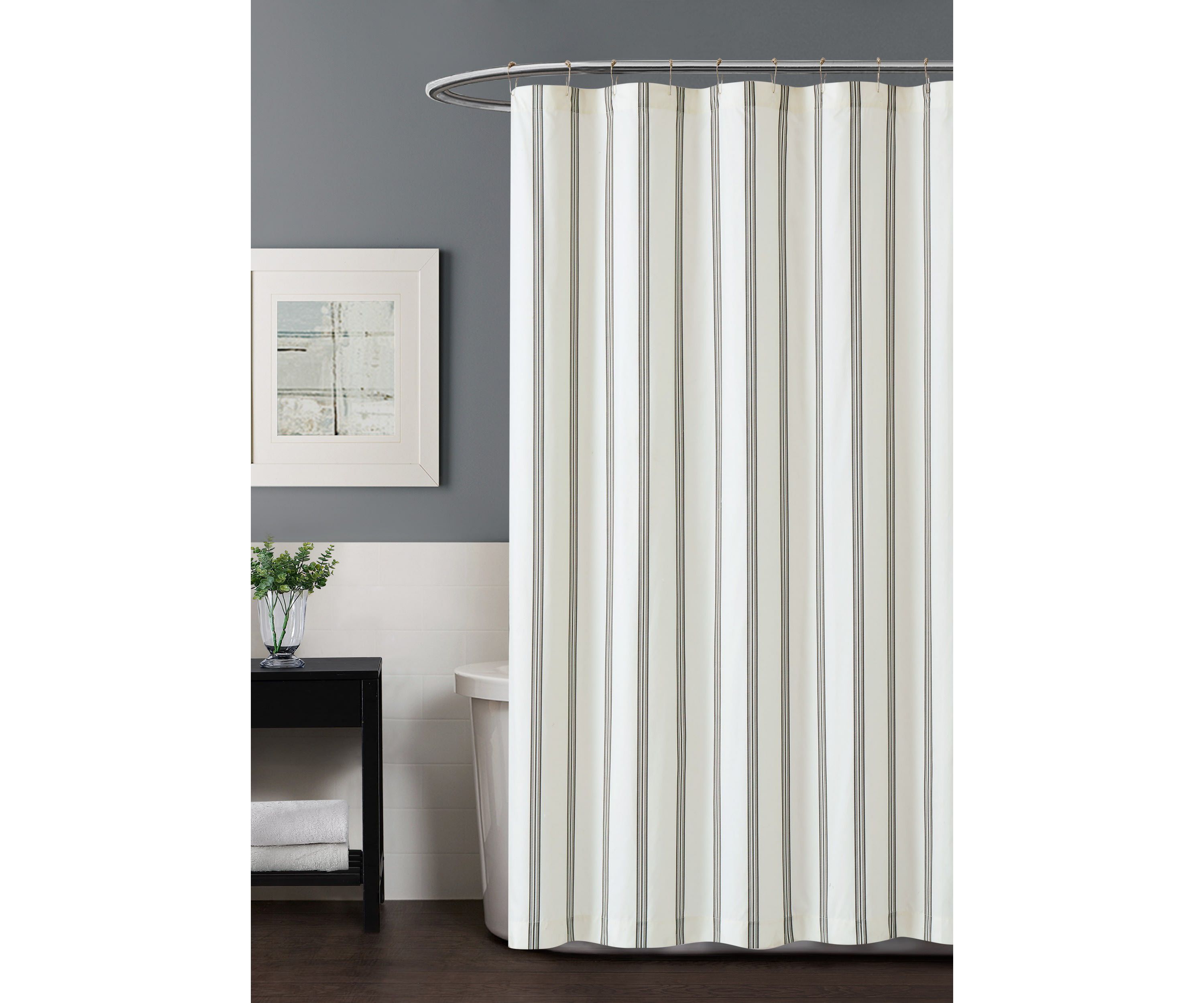 Truly Soft Millenial Stripe Shower Curtain