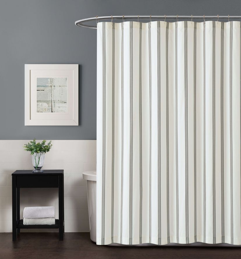 Truly Soft Millenial Stripe Shower Curtain