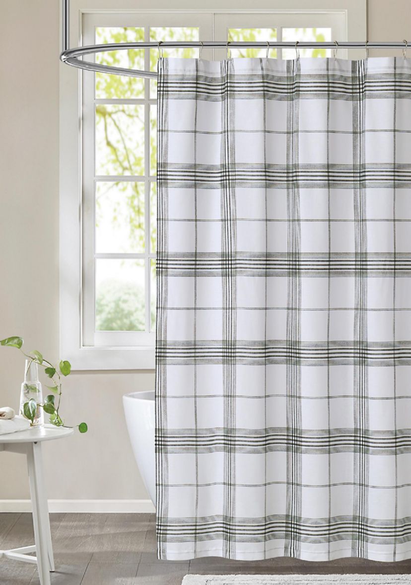 Cottage Plaid Shower Curtain