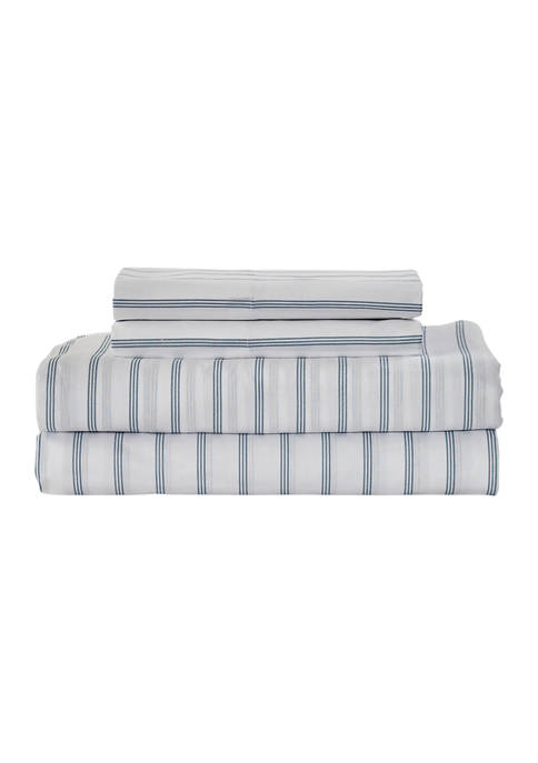 American Traditions™ Striped Cotton Sheet Set