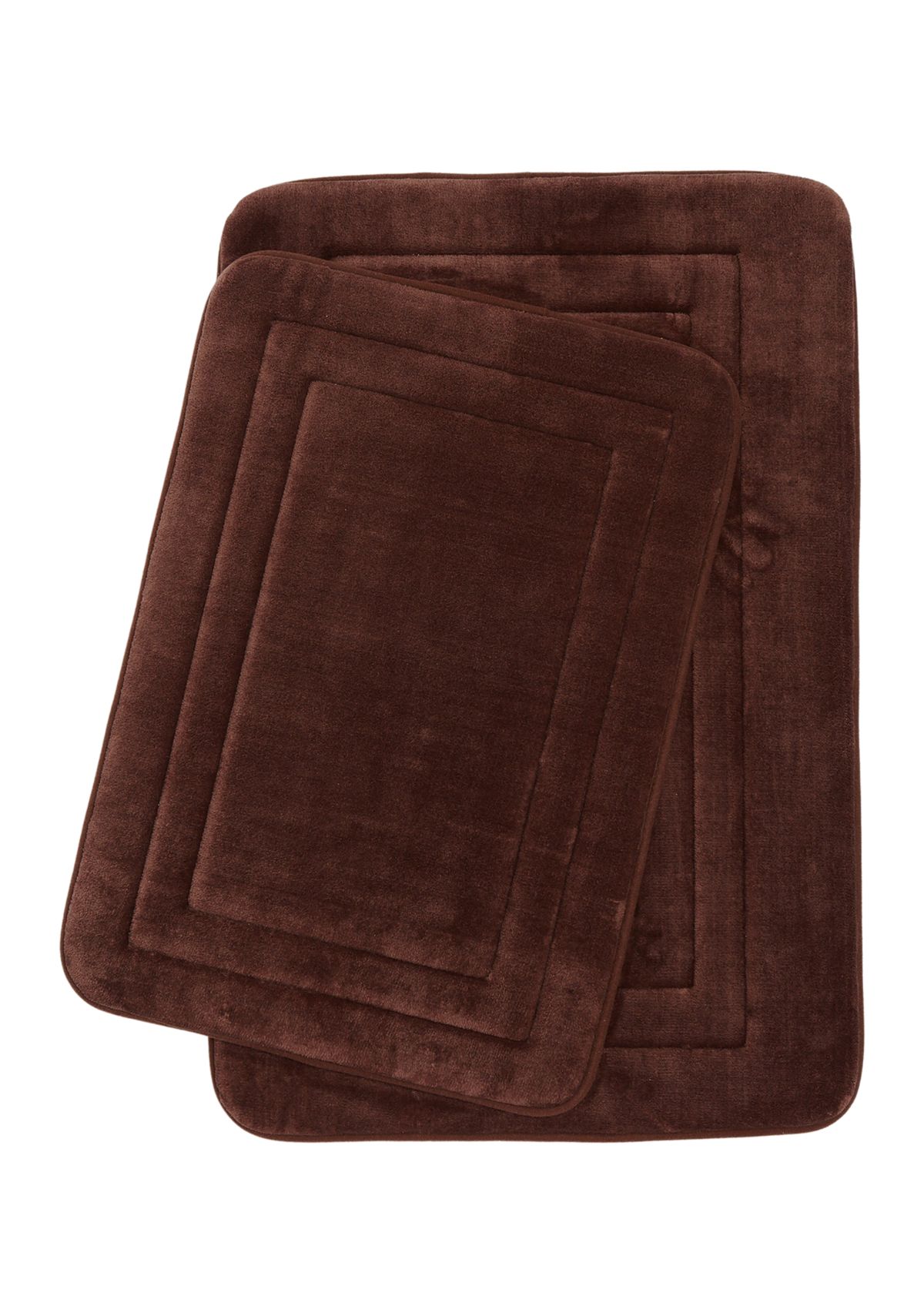 2 Pack Memory Foam Bath Rugs
