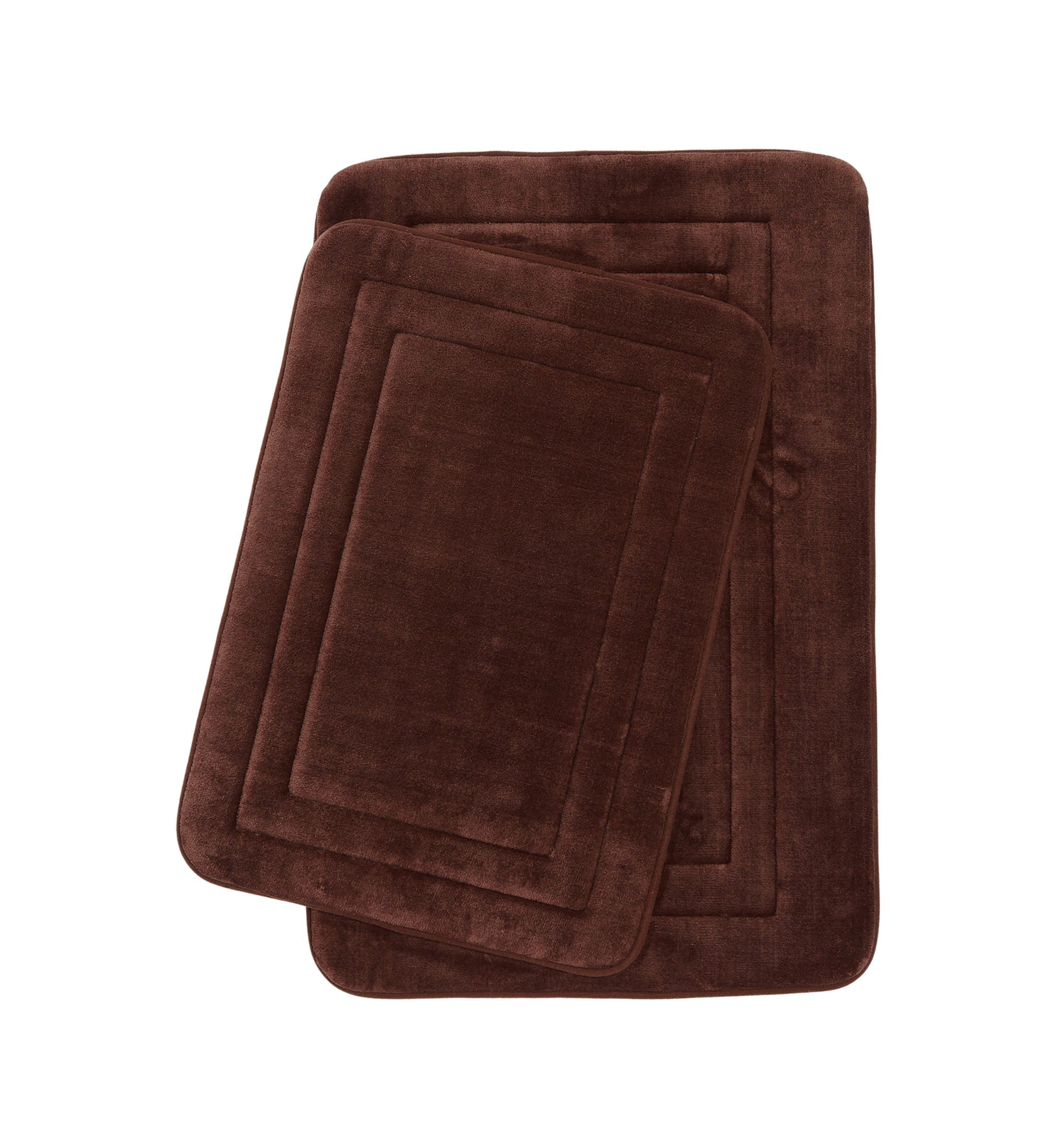 2 Pack Memory Foam Bath Rugs