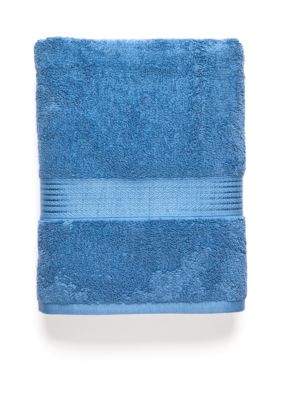 veratex floral jacquard yard dyed bath towel collectio