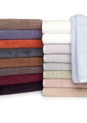 Calvin Klein Sculpted Grid Bath Towel Collection belk