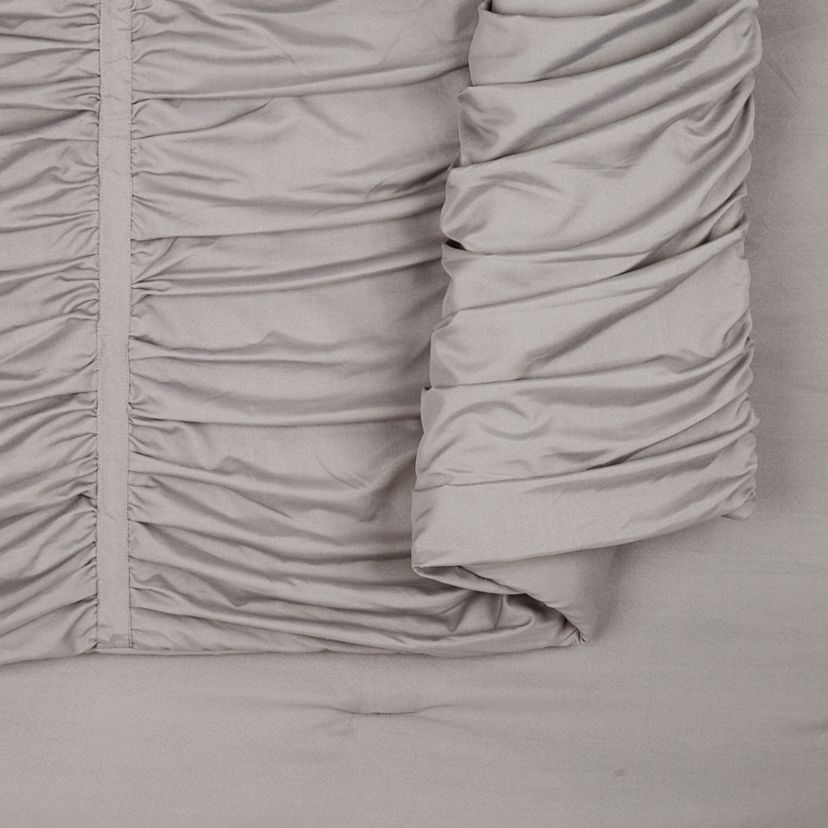 Emily Solid Textured Comforter Set