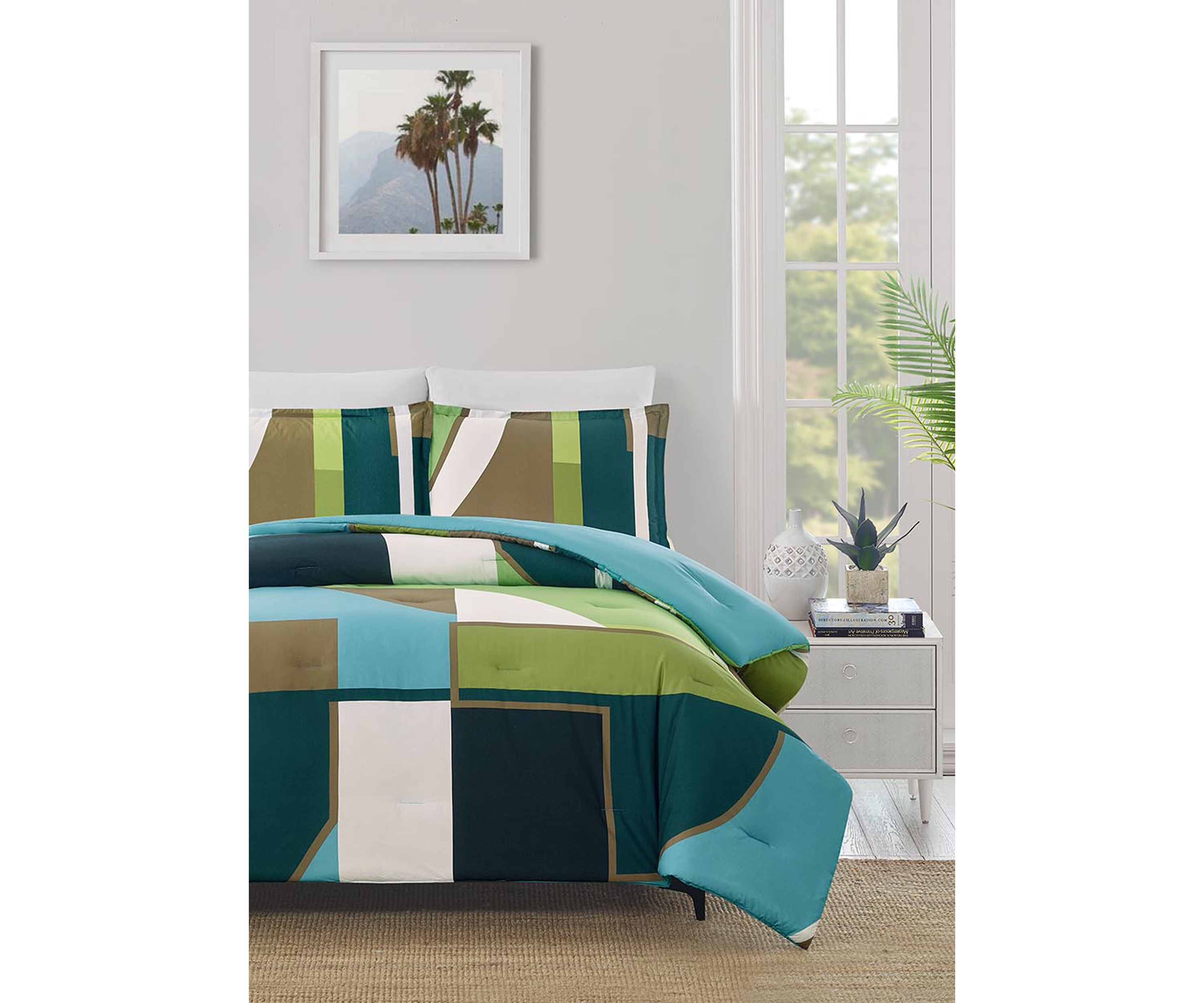 Geometrical Comforter Set