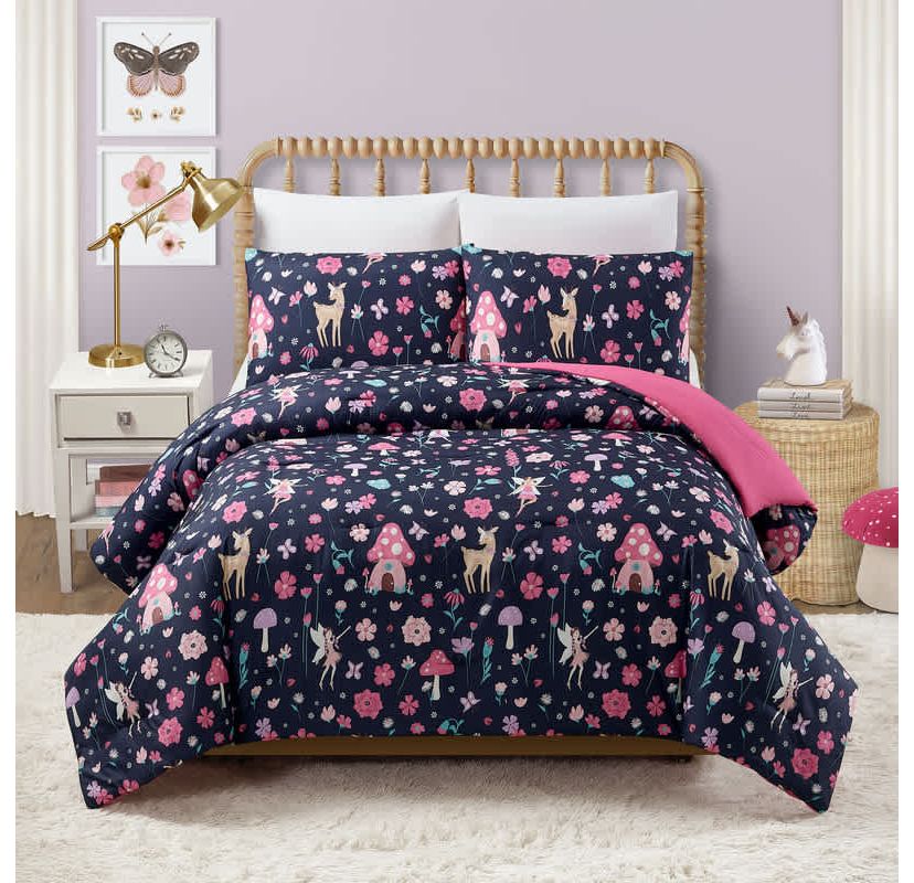 Fairy Garden Reversible Comforter Set