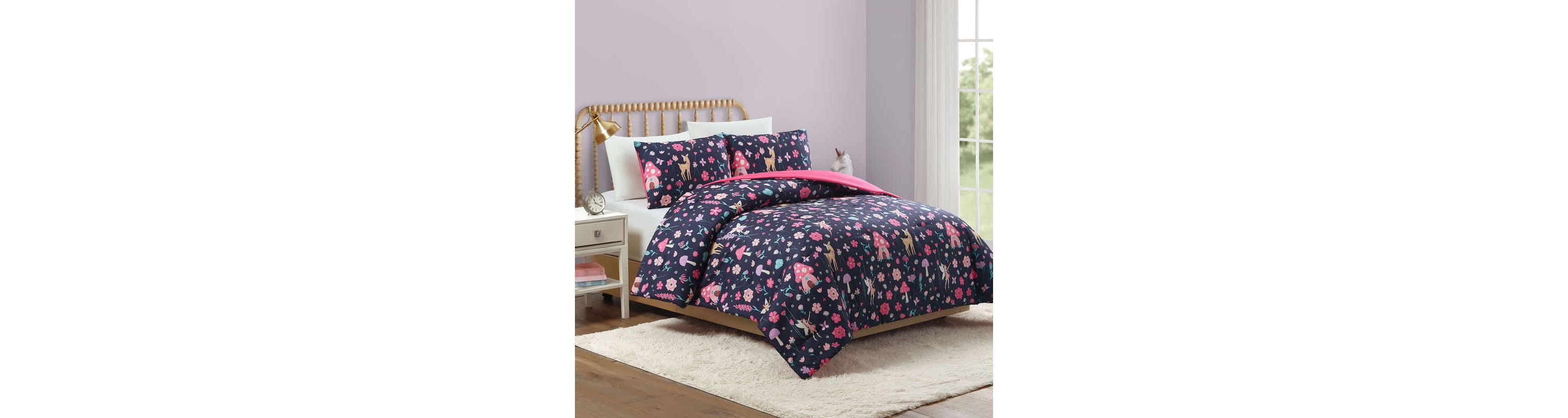 Fairy Garden Reversible Comforter Set