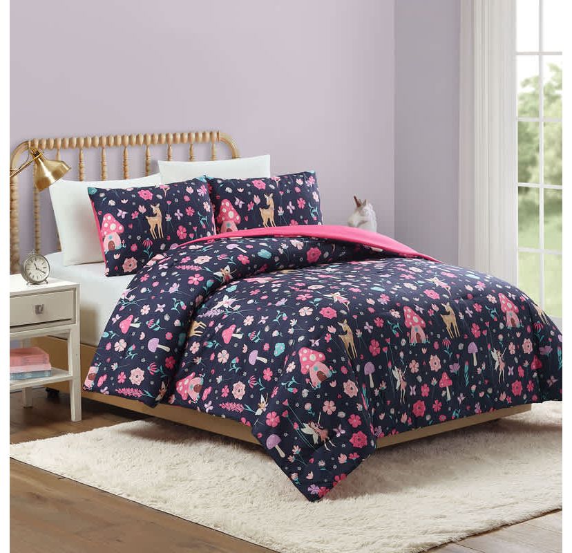 Fairy Garden Reversible Comforter Set