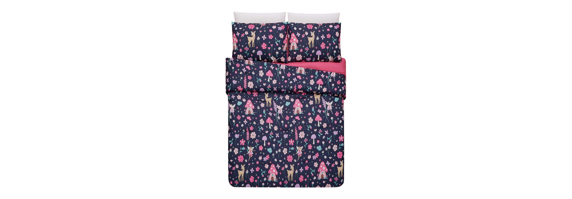 Fairy Garden Reversible Comforter Set