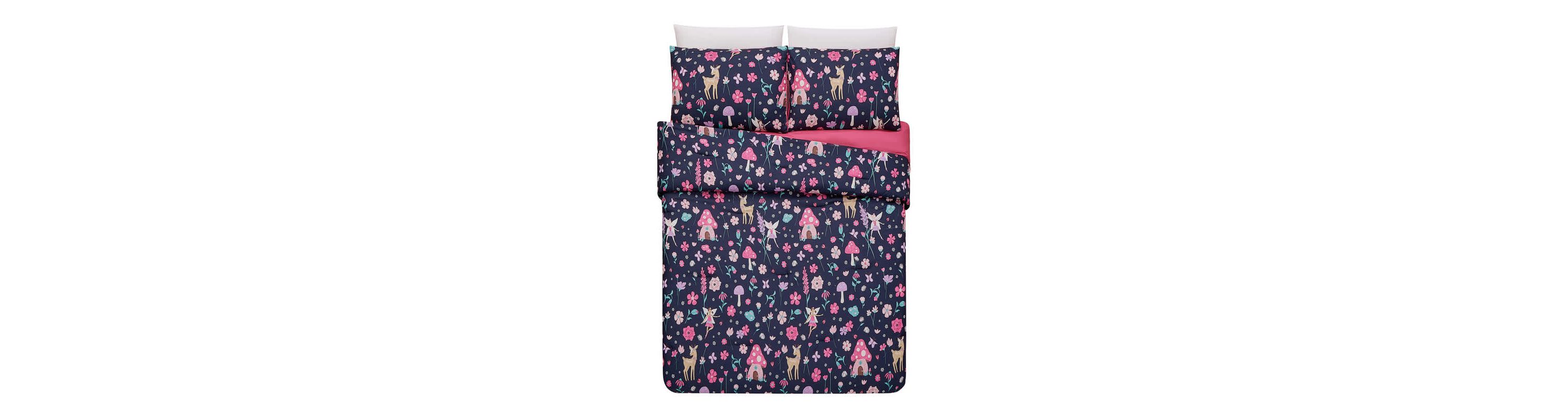 Fairy Garden Reversible Comforter Set