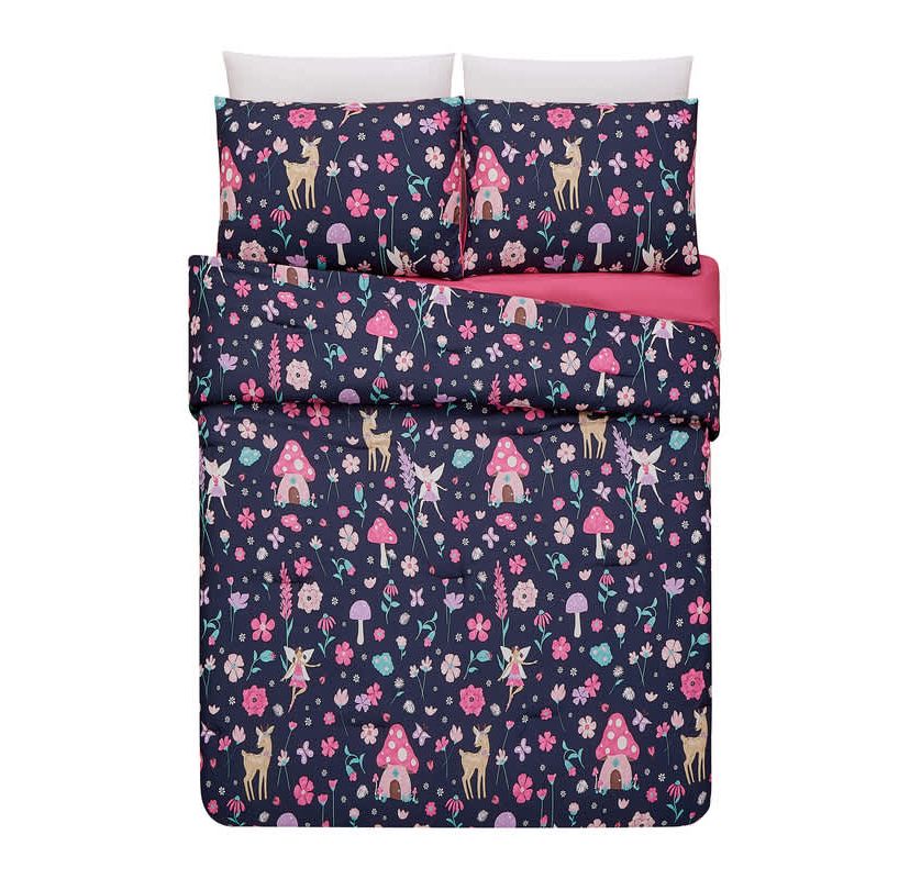 Fairy Garden Reversible Comforter Set