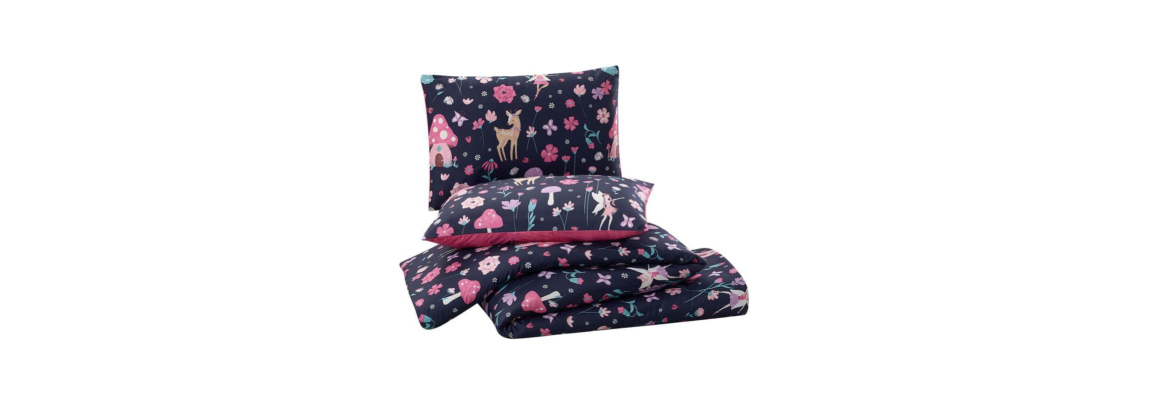 Fairy Garden Reversible Comforter Set