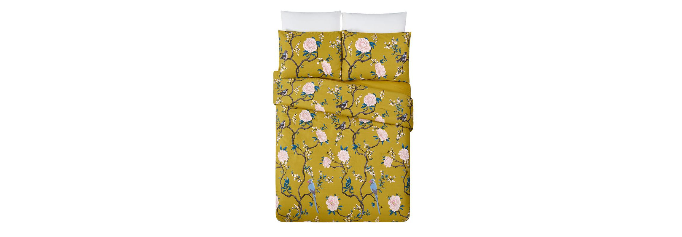 Bird Chinoiserie 3-Piece Reversible Comforter Set