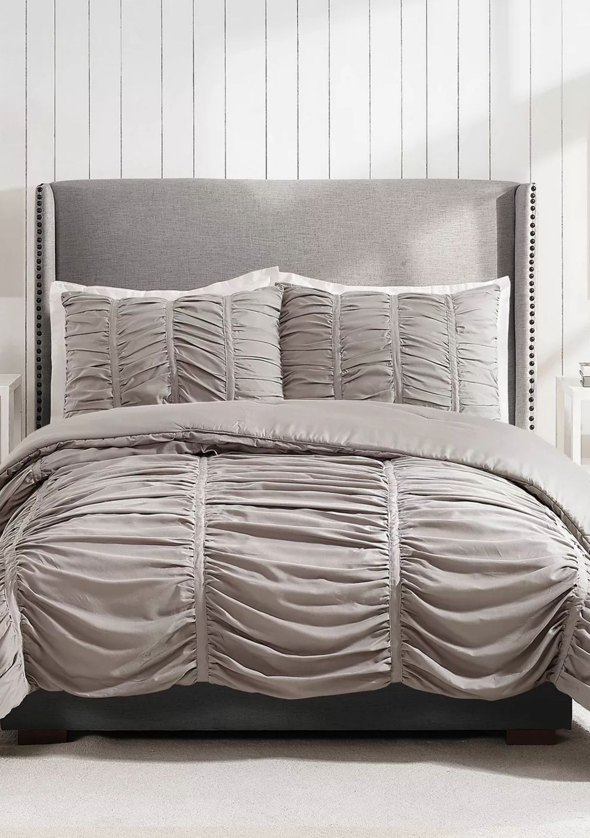 Emily Solid Textured Comforter Set