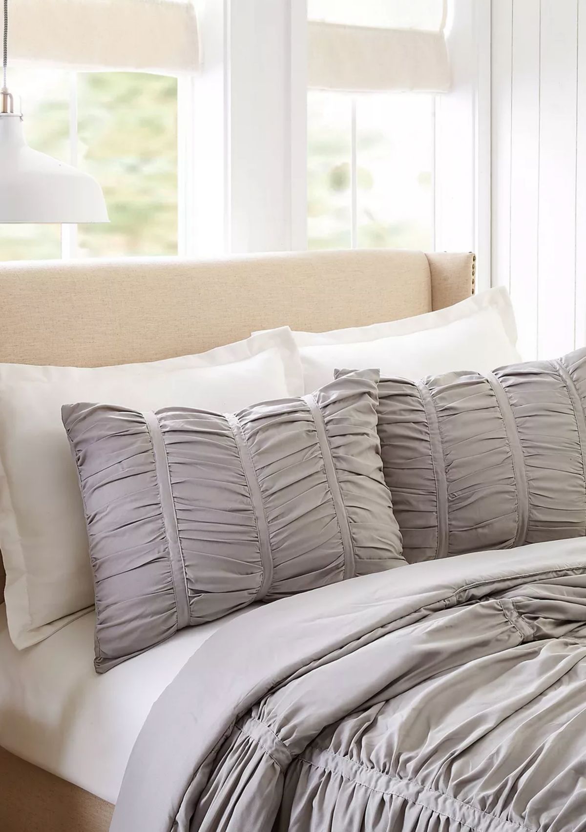 Emily Solid Textured Comforter Set