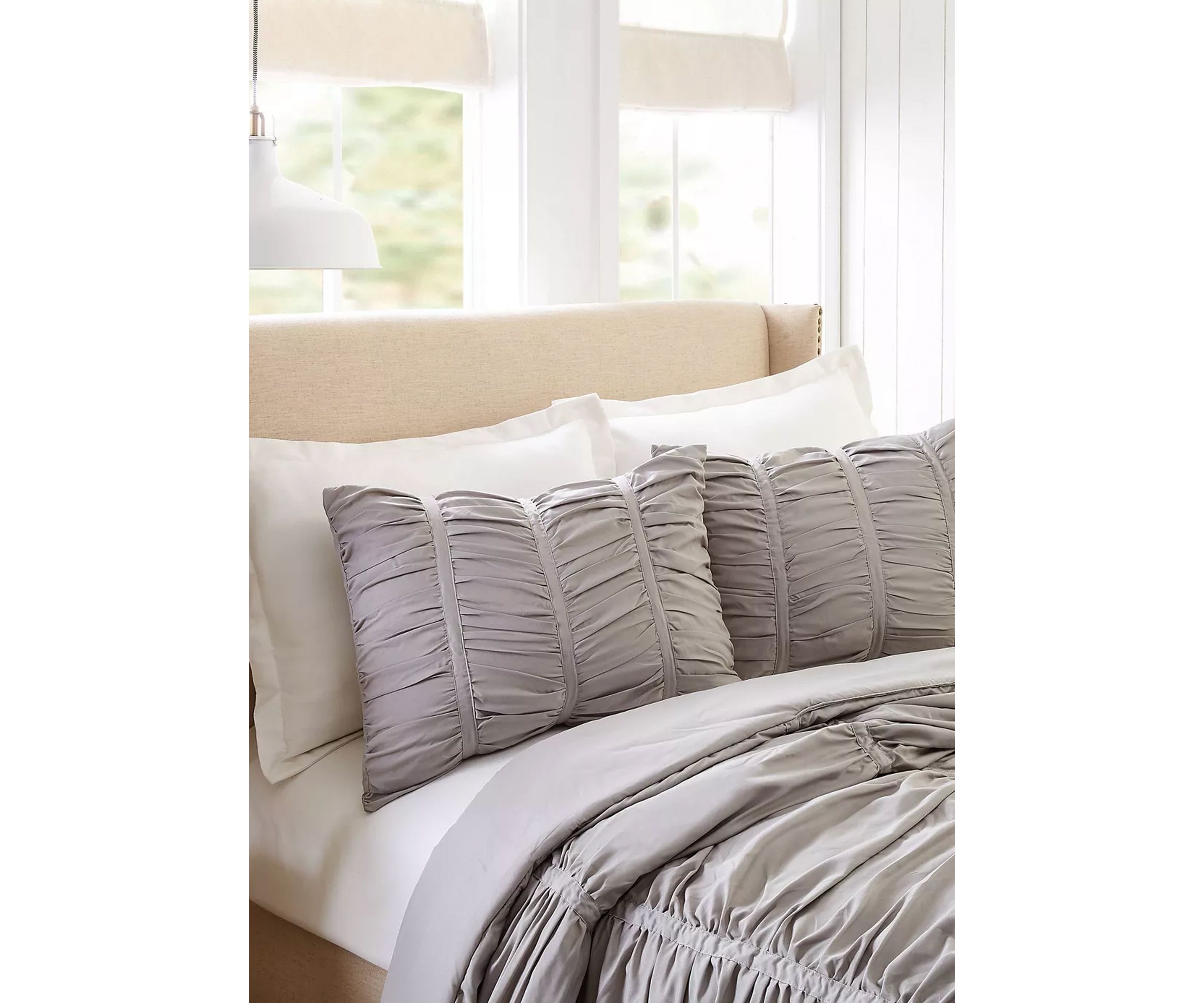 Emily Solid Textured Comforter Set