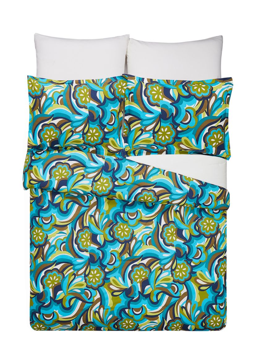 Fall Floral Comforter Set
