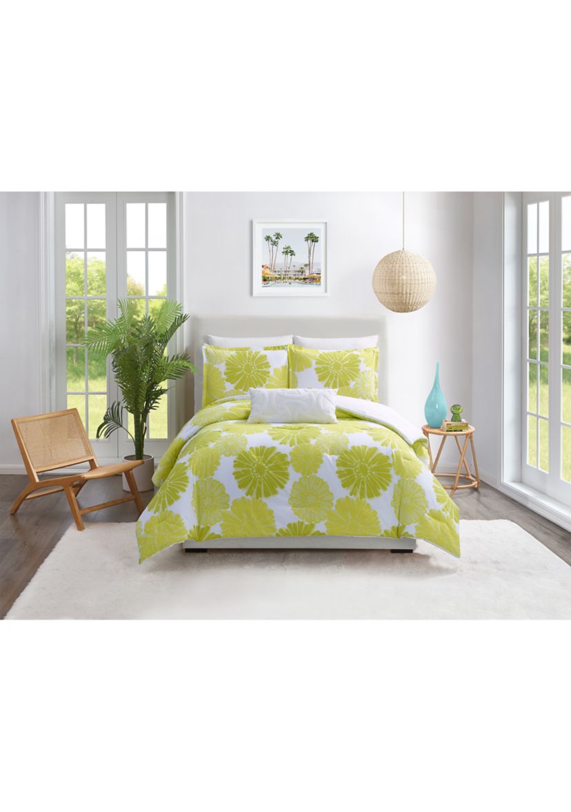 Big Floral Comforter Set 