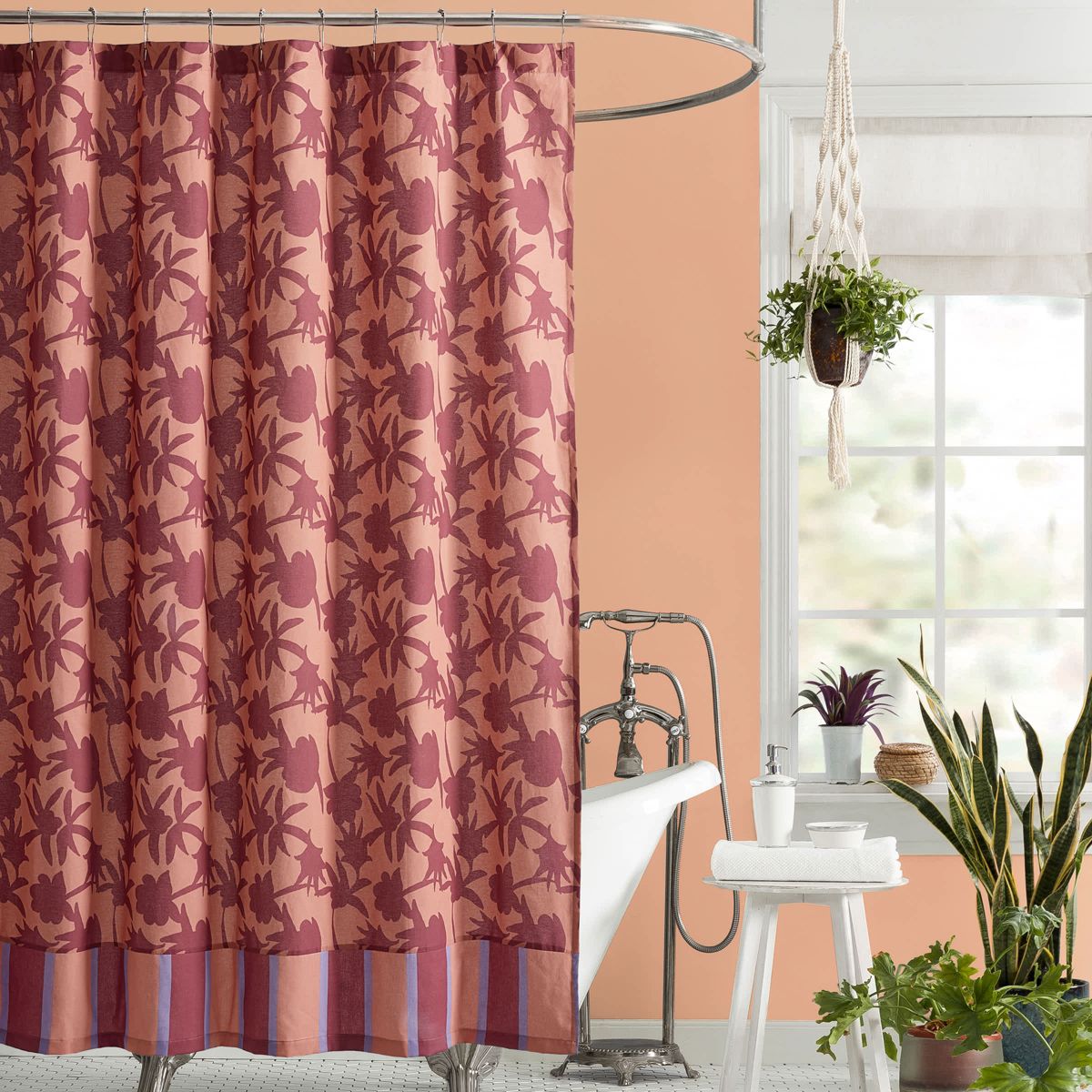 Natalia Cotton Shower Curtain by Jungalow