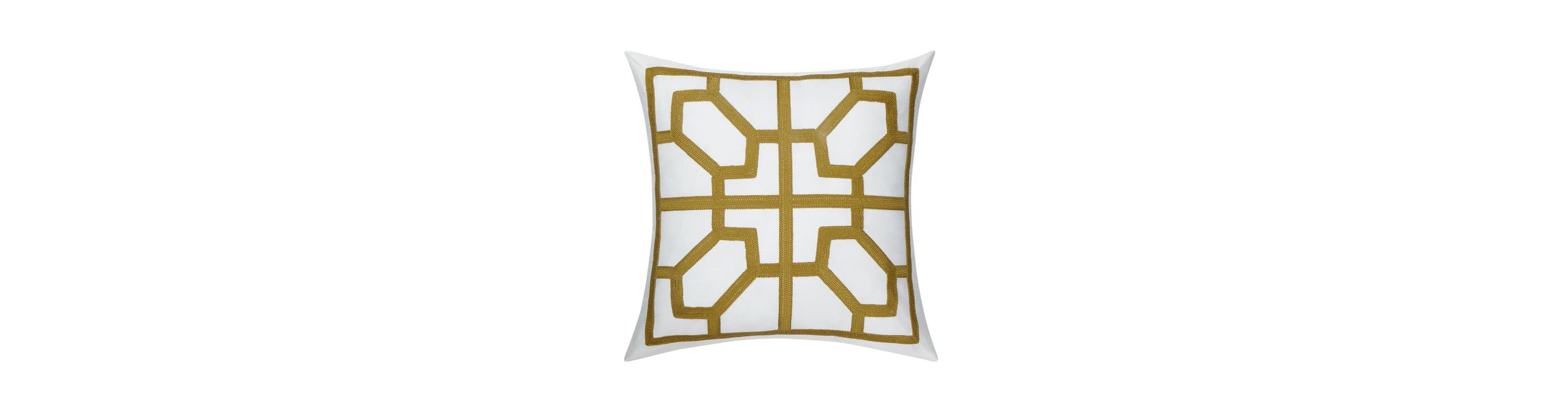 Chainstitch Embroidered Pillow