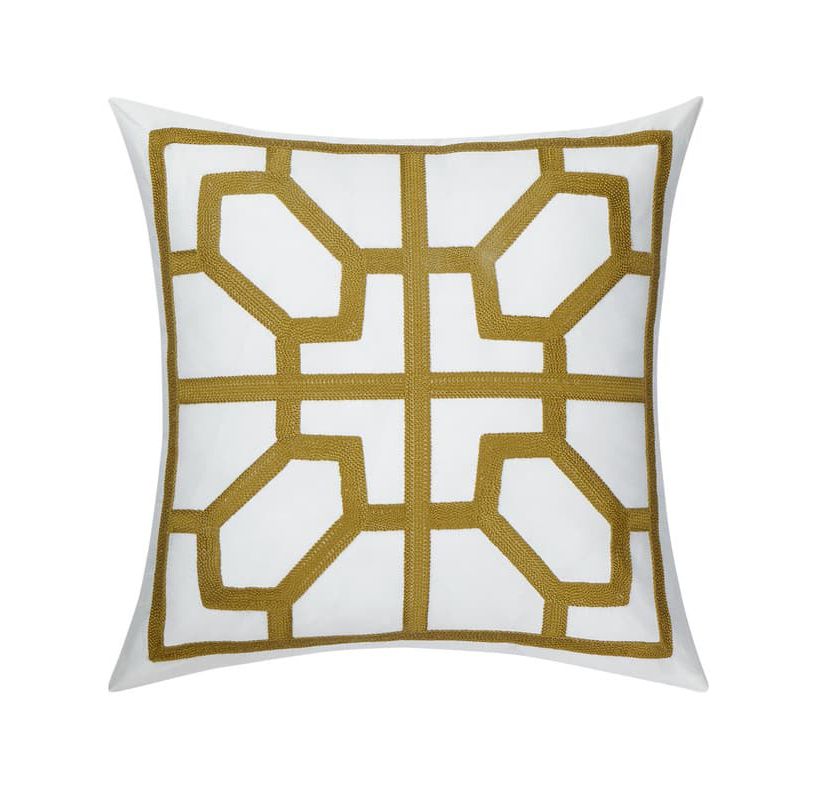 Chainstitch Embroidered Pillow