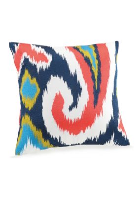 Hollyhock Ikat Geo Decorative Pillow 18 In X 18 In Belk