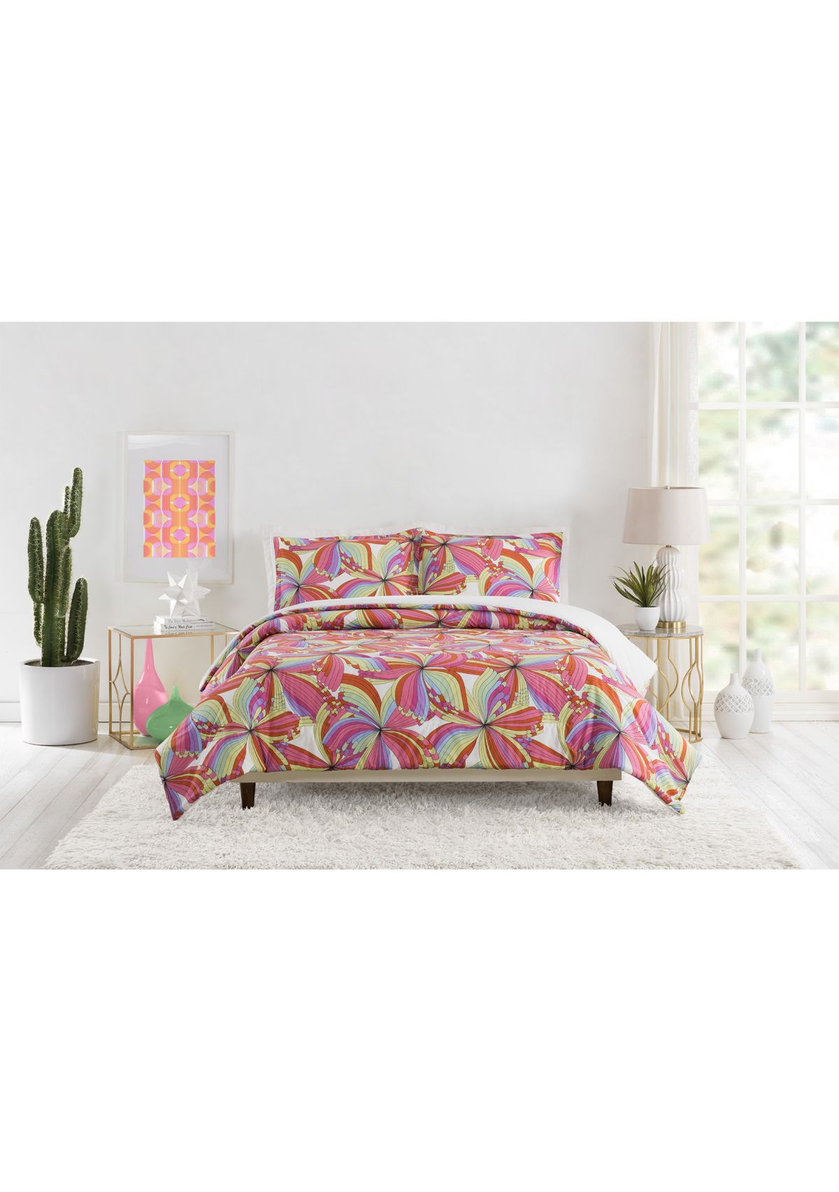 Pinwheel 3-Piece Comforter Set 