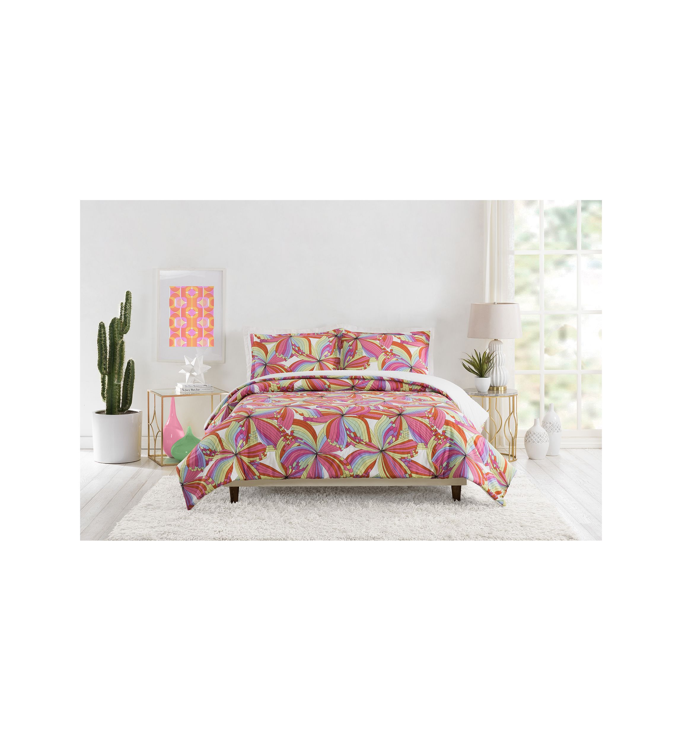 Pinwheel 3-Piece Comforter Set 