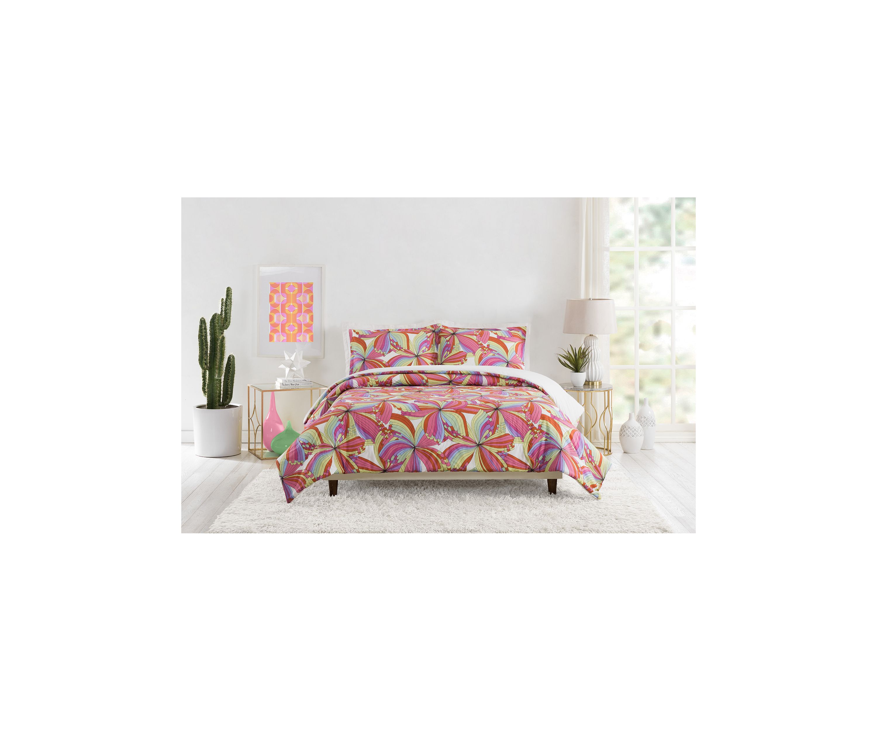 Pinwheel 3-Piece Comforter Set 