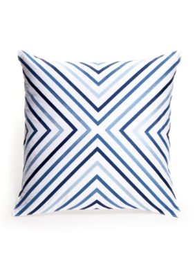 Trina Turk Indigo Ikat Decorative Pillow 21 20 In X 20 In Belk