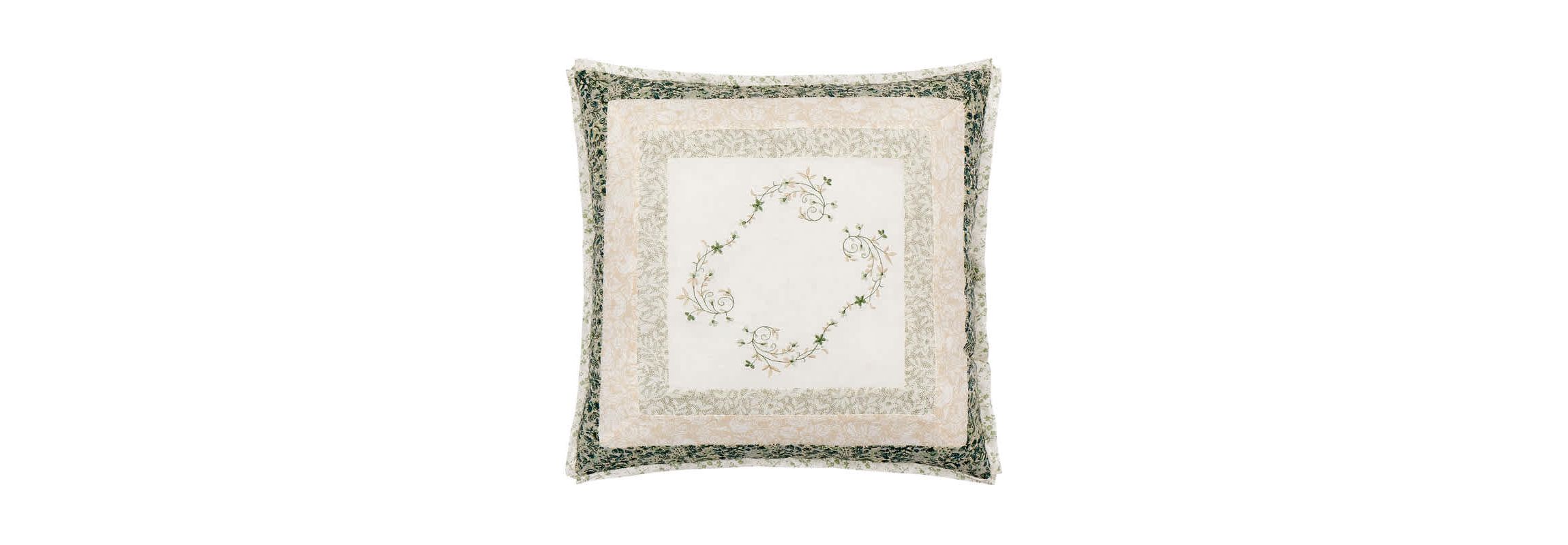 Harper Embroidered Square Pillow