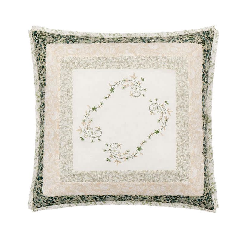 Harper Embroidered Square Pillow