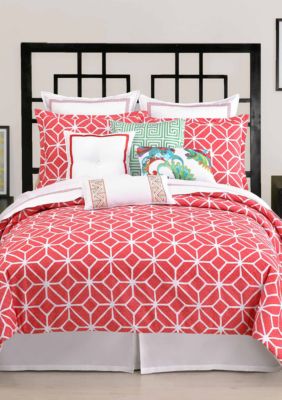 Trina Turk Trellis Coral Bedding Collection Belk