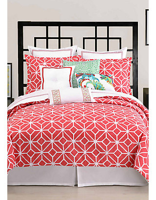 Trina Turk Trellis Coral Bedding Collection Belk