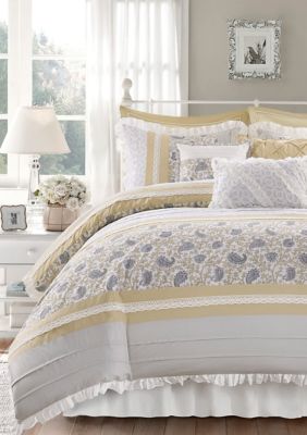 Dawn 9 Piece Cotton Percale Comforter Set