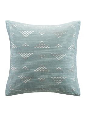 Cario Embroidered Square Pillow