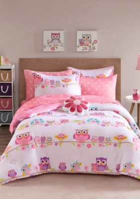 Mizone Kids Wise Wendy Owl Comforter Set Belk