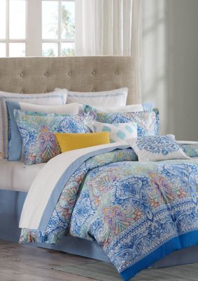 Echo Design Painted Paisley Full Queen Duvet Set Belk